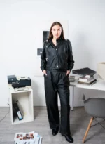Leather Set – Black & Brown - Donne Chic