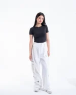 Wide Leg Cargo Pants - Image 3